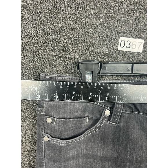 Liverpool Petite The Skinny Black Faded Mid Rise Stretch Denim Jeans Womens 12P - Picture 11 of 14